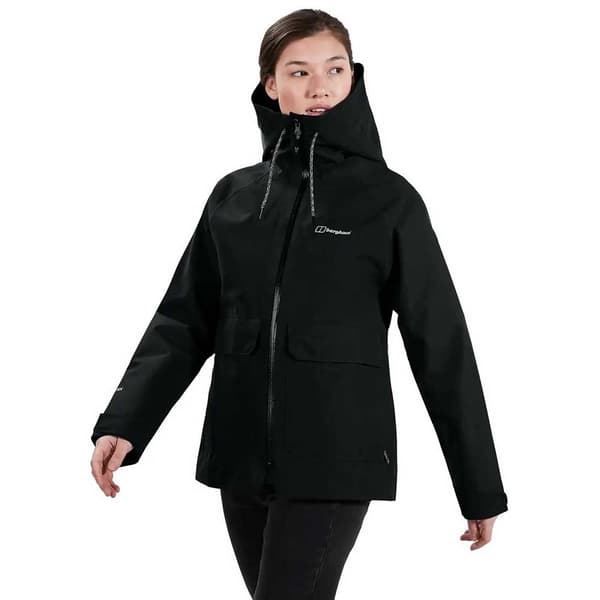 Berghaus Jakke Highraise Sort 14 Kvinde