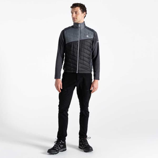 Dare2b Fleece Med Fuld Lynlås Touring Sort,Grå XL Mand