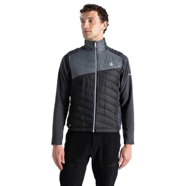 Dare2b Fleece Med Fuld Lynlås Touring Sort,Grå XL Mand