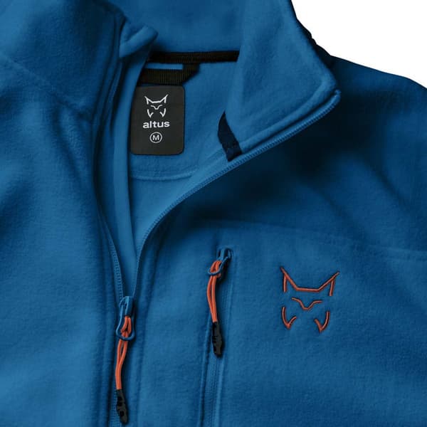 Altus Full Dragkedja Fleece Lombardia Blå XL Man