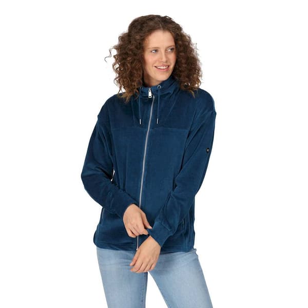 Regatta Fleece Med Fuld Lynlås Jessalyn Blå 10 Kvinde