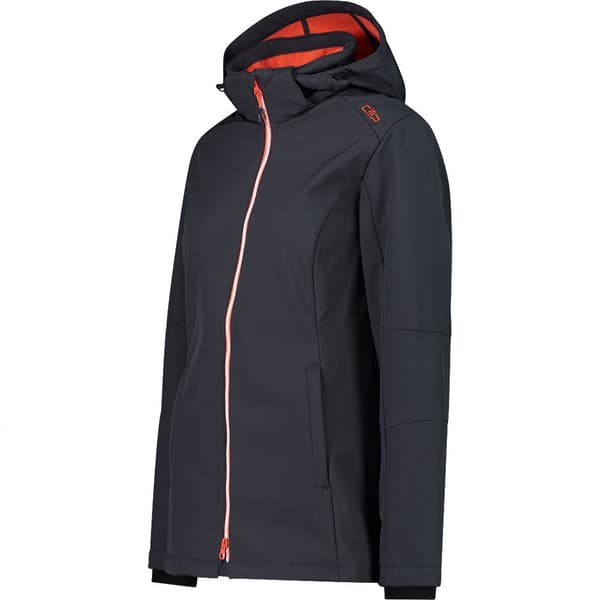 Cmp Jakke Softshell Long Fit 3a22226 Grå M Kvinde