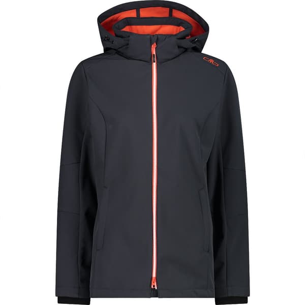 Cmp Jakke Softshell Long Fit 3a22226 Grå M Kvinde