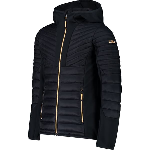 Cmp Jakke Hybrid Fix Hood 32z4435 Grå 10 Years Dreng