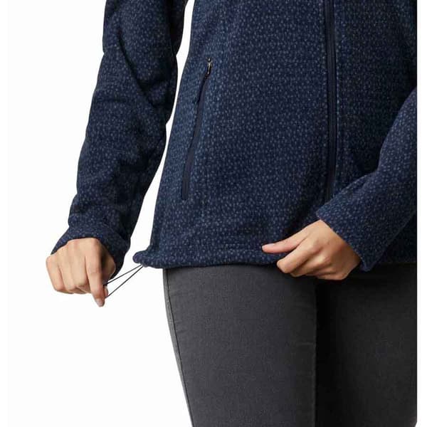 Columbia Fleece Fast Trek Printed Blå XS Kvinde