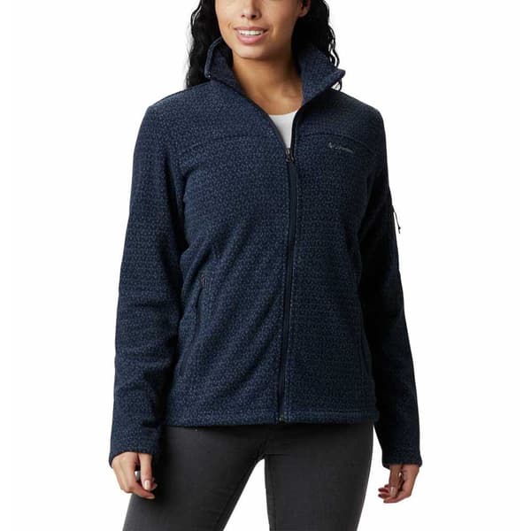 Columbia Fleece Fast Trek Printed Blå XS Kvinde