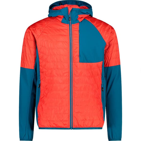 Cmp Jakke Fix Hood Hybrid 32z6477 Rød XL Mand