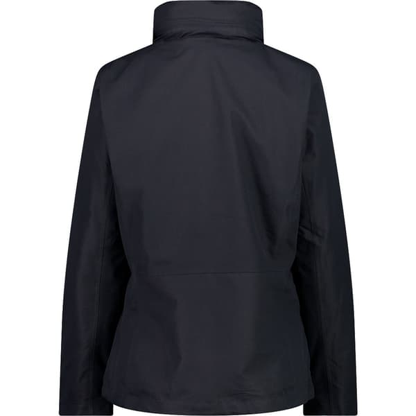 Cmp Jakke Zip Hood Detachable Inner 32z1436d Sort L Kvinde