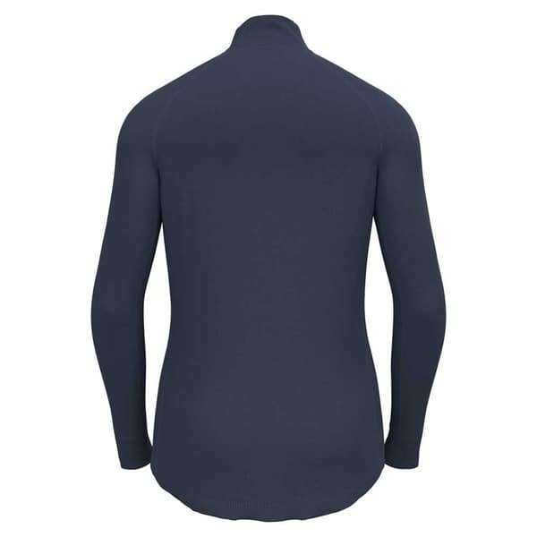 Odlo Halv Lynlås Fleece Berra Blå M Kvinde