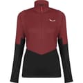 Miniatyrbillede 3 af 6: Salewa Halv Lynlås Fleece Puez Pullover Rød XS Kvinde