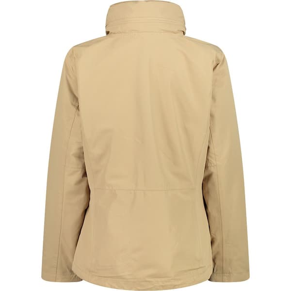 Cmp Jakke Zip Hood Detachable Inner 32z1436d Brun M Kvinde