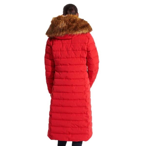 Superdry Jacka New Arctic Long Puffer Röd S Kvinna