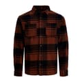 Miniatyrbillede 3 af 7: Jack & Jones Overshirt Logan Check Brun,Orange S Mand