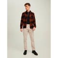 Miniatyrbillede 4 af 7: Jack & Jones Overshirt Logan Check Brun,Orange S Mand
