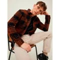 Miniatyrbillede 7 af 7: Jack & Jones Overshirt Logan Check Brun,Orange S Mand