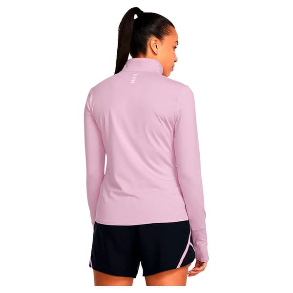 Under Armour Half Zip Fleece Qualifier Run Pinkki L Nainen