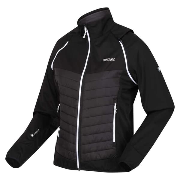Regatta Jakke Steren Hybrid Sort 20 Kvinde