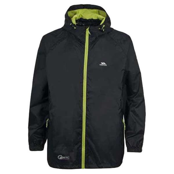 Trespass Jakke Qikpac Sort 3-4 Years Dreng
