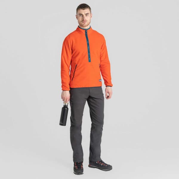 Craghoppers Halv Lynlås Fleece Co2 Renu Orange L Mand