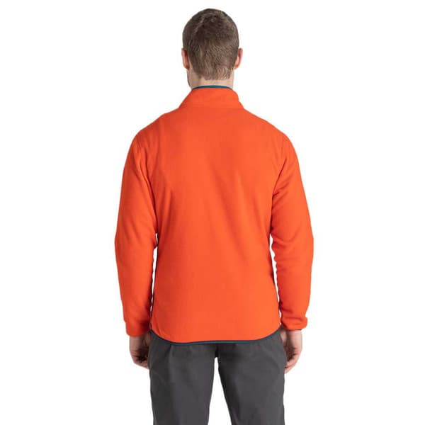Craghoppers Halv Lynlås Fleece Co2 Renu Orange L Mand