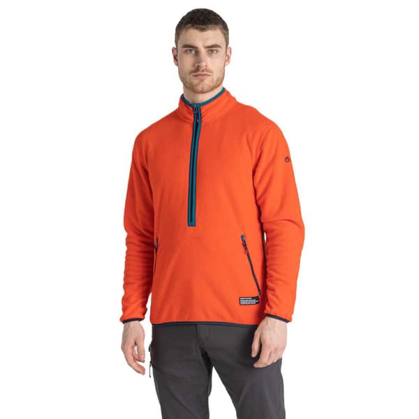 Craghoppers Halv Lynlås Fleece Co2 Renu Orange L Mand
