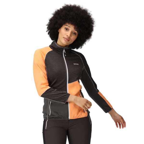 Regatta Jakke Yare Viii Orange,Sort 10 Kvinde