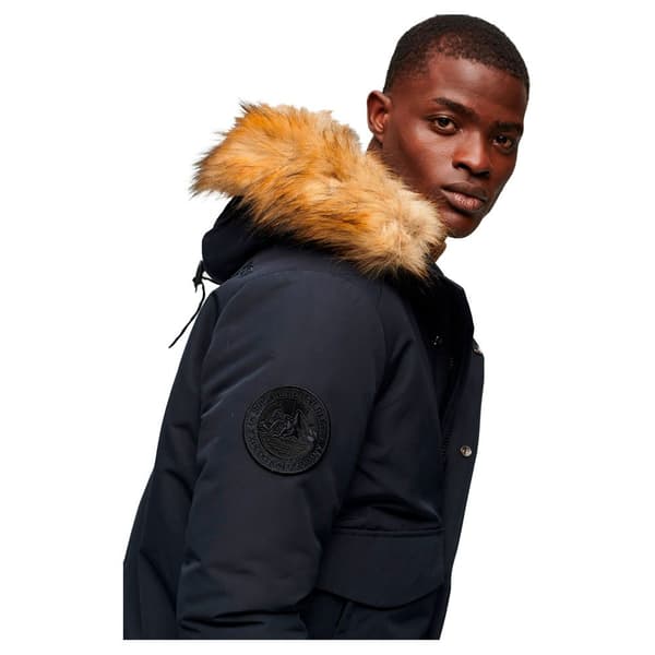 Superdry Pufferjacka Everest Blå XL Man