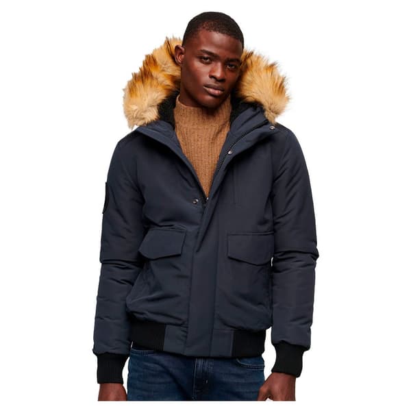 Superdry Pufferjacka Everest Blå XL Man