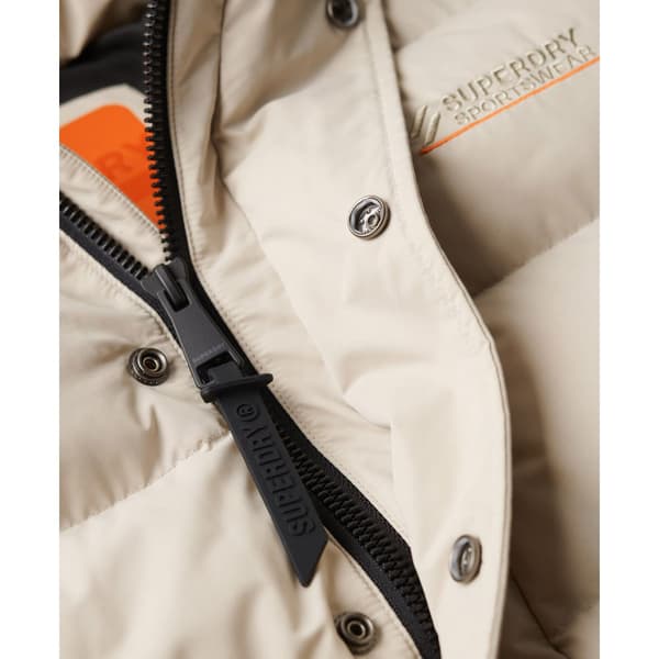 Superdry Pufferjacka Microfibre Sport Beige S Man