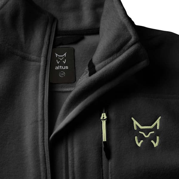 Altus Fleece Med Fuld Lynlås Lombardia Grå XL Kvinde