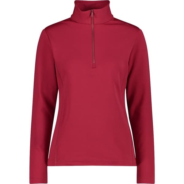 Cmp Fleece Stretch Sweat 38e1596 Rød L Kvinde