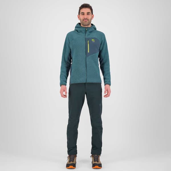 Karpos Full Dragkedja Fleece 80´s Grönt L Man