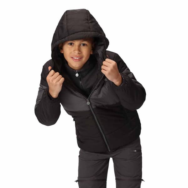 Regatta Junior Jakke Lofthouse Vii Sort 5-6 Years Dreng