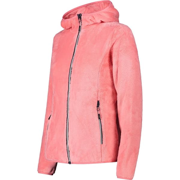 Cmp Fleece Med Hætte Jacket 38p1546 Rosa 2XS Kvinde