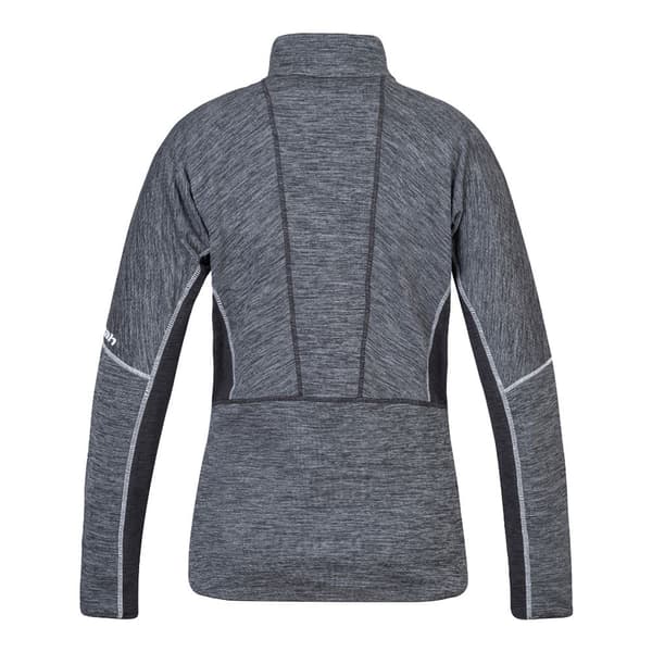 Hannah Halv Lynlås Fleece Meda Grå 40 Kvinde