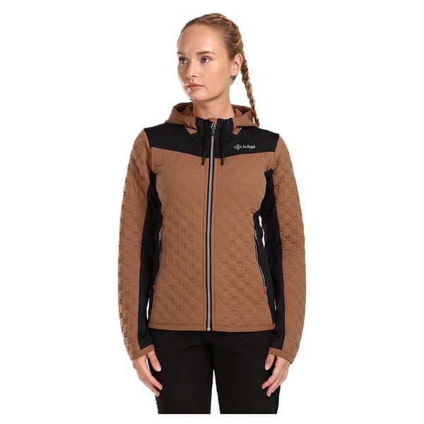 Kilpi Full Dragkedja Fleece Nevia Brun 38 Kvinna
