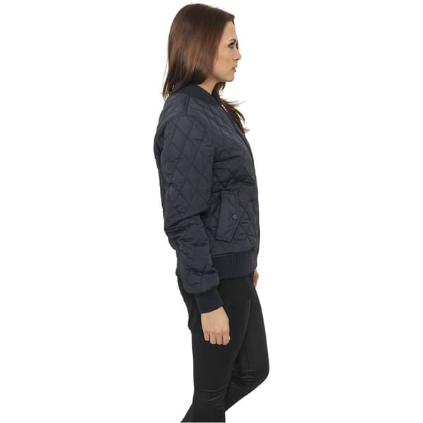 Urban Classics Parkas Diamond Blå M Kvinna
