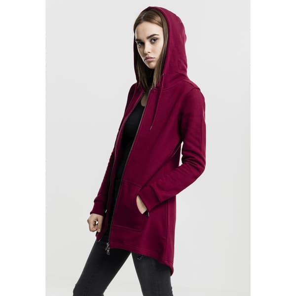 Urban Classics Sweatshirt Parka Rød L Kvinde