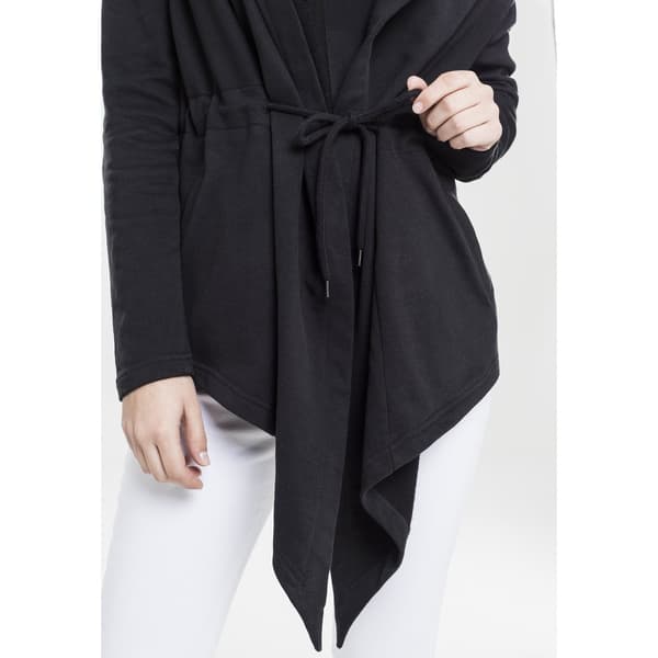 Urban Classics Basic Cardigan Sort XL Kvinde