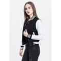 Miniatyrbillede 3 af 8: Urban Classics Jakke Skjorte 2-tone College Sweat Sort L Kvinde