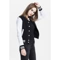 Miniatyrbillede 4 af 8: Urban Classics Jakke Skjorte 2-tone College Sweat Sort L Kvinde