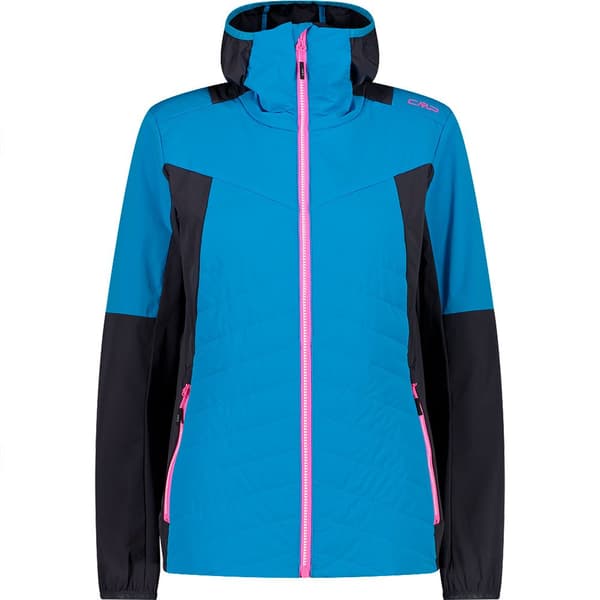 Cmp Jakke Fix Hood 32z6016 Blå S Kvinde