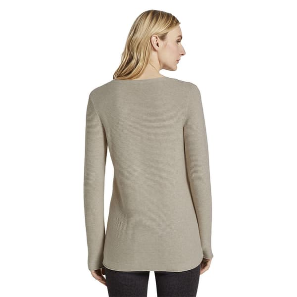 Tom Tailor Sweater Ottoman Grå 2XL Kvinde