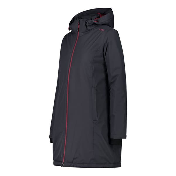 Cmp Jakke Coat Zip Hood 32z1406 Sort 3XL Kvinde
