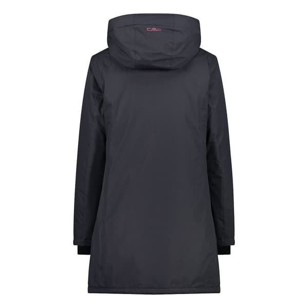 Cmp Jakke Coat Zip Hood 32z1406 Sort 3XL Kvinde