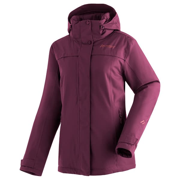 Maier Sports Regnjacka Med Full Dragkedja Lisbon Lila M / Short Kvinna