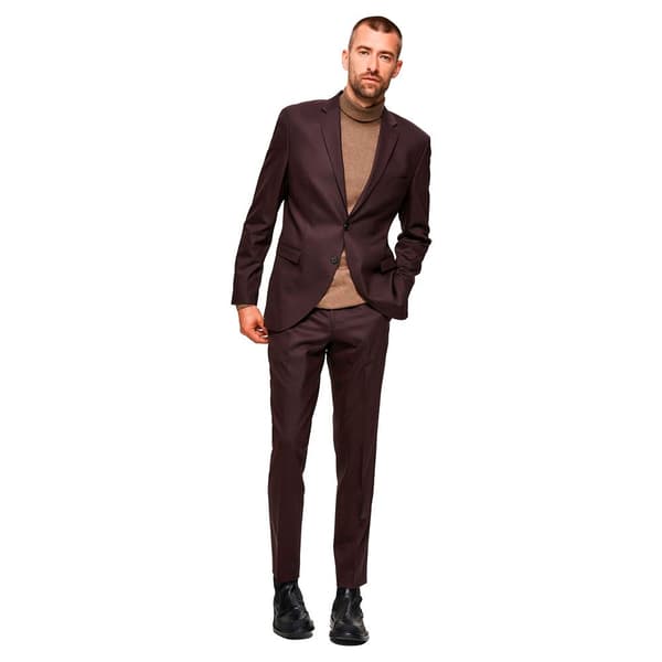 Selected Trøje Med Rund Hals Berg Brun XL Mand