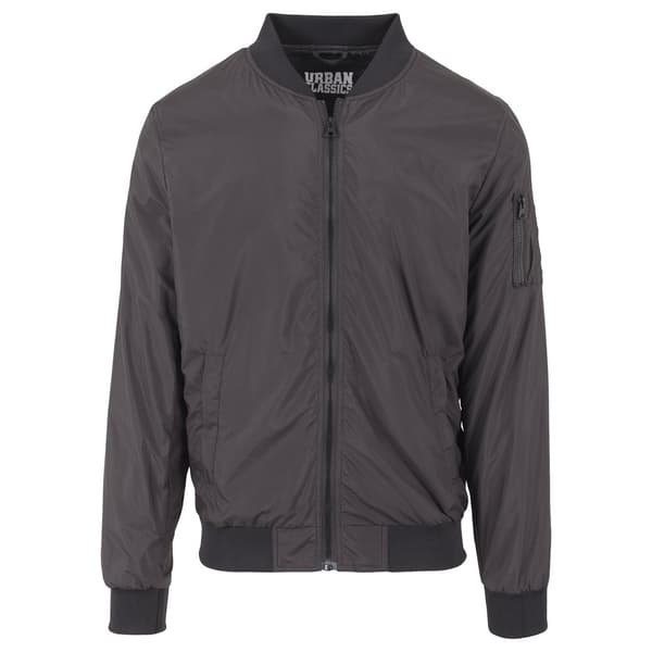 Urban Classics Parka Light Sort M Mand