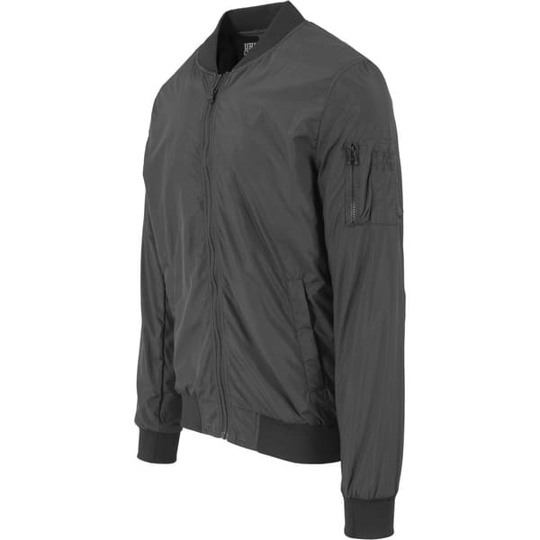 Urban Classics Parka Light Sort M Mand