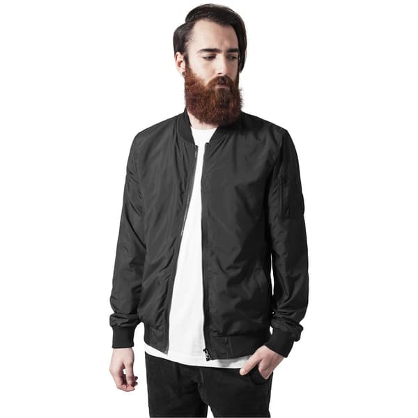Urban Classics Parka Light Sort M Mand
